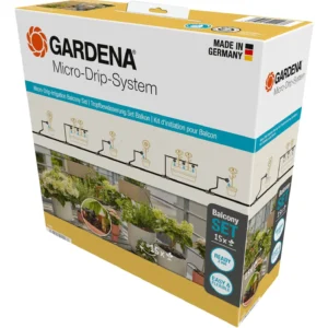 Gardena tilkniisutussüsteem rõdul vaates