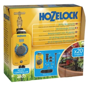 Hozelock automaatne tilkniisutuskomplekt külgvaates