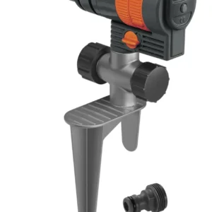 Gardena püsisprinkler metalltugijalaga eestvaates