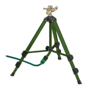 Relaxdays sprinkler statiivil külgvaates