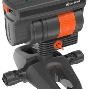 Gardena ristküliksprinkler eestvaates